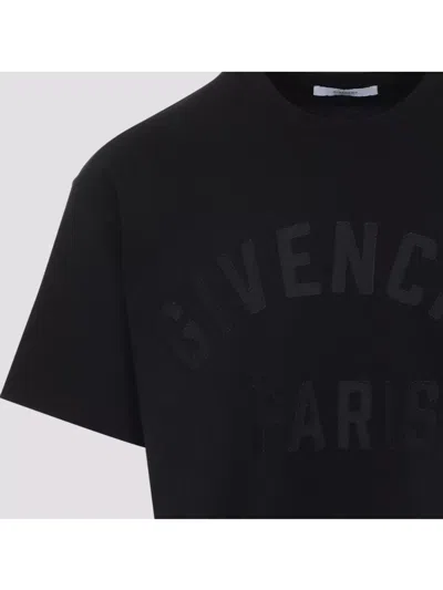 Givenchy Men Cotton T-shirt In Black