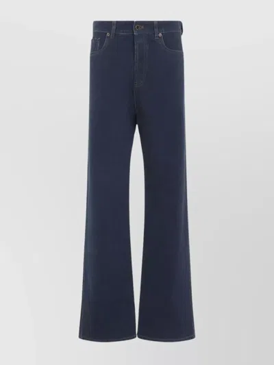 Miu Miu Wide-leg Mid-waist Denim Trousers