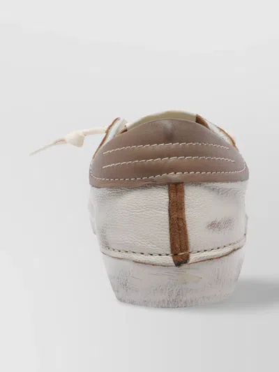 Philippe Model Round Toe Rubber Sole Sneakers