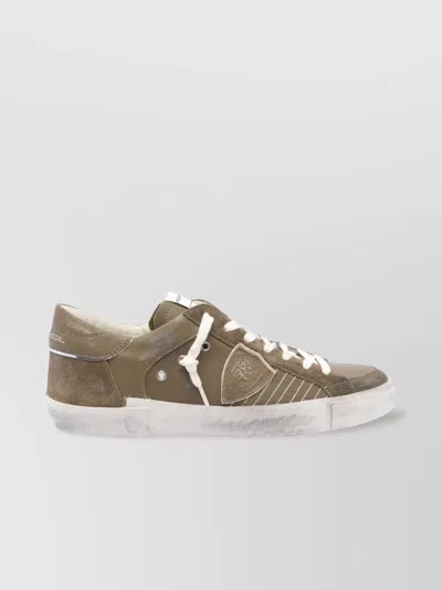Philippe Model Low Top Sneakers Contrast Stitching