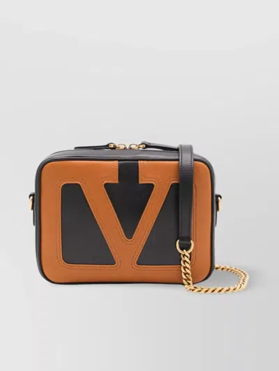 Valentino Chain Strap Shoulder Bag With Back Pocket