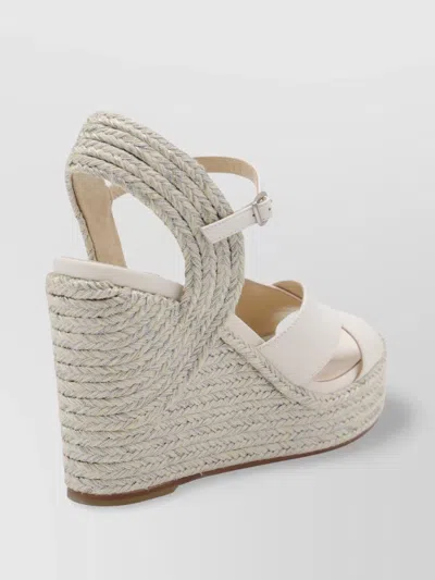 Jimmy Choo Strappy Open Toe Wedge Sandals