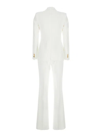 Tagliatore White Double-breasted Suit