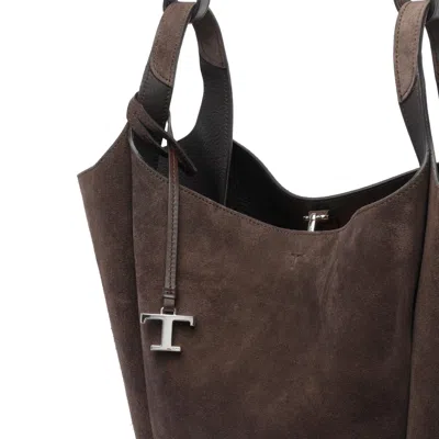 Tod's Women Medium Suede  Bucket Bag