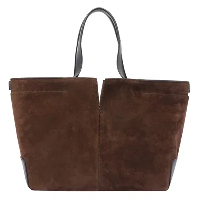 Tod's Women Small Medium  Di Bag Folio Suede Bag