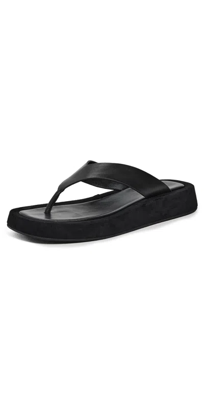 Tony Bianco Ives Sandals Black Nappa In Black
