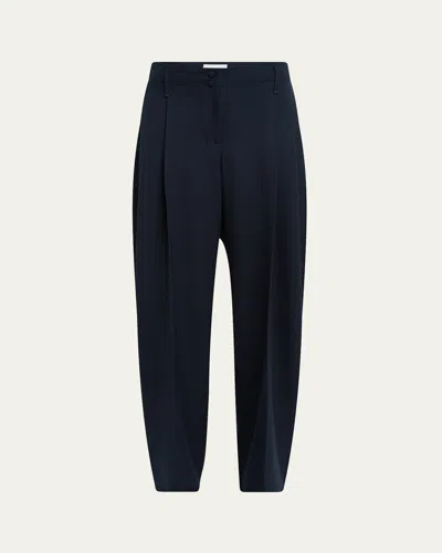 Alexander Mcqueen Pleated Barrel-leg Trousers