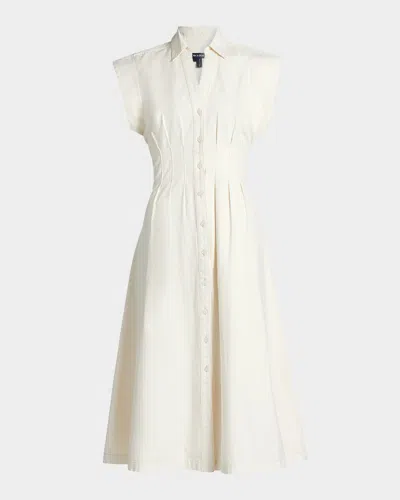 Veronica Beard Ruben Button-front Midi Dress
