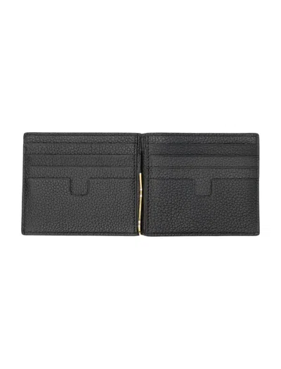 Tom Ford Moneyclip T Line In Black