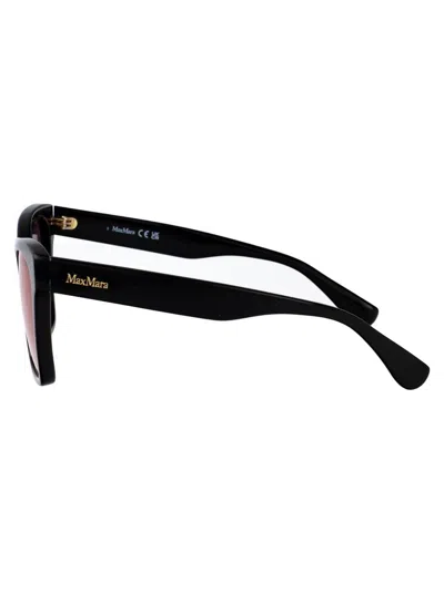 Max Mara Sunglasses In Burgundy