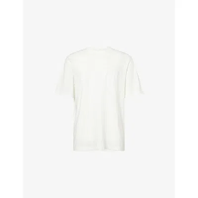 Agolde Summer Cotton T-shirt In Black