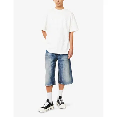 Agolde Summer Cotton T-shirt In Black