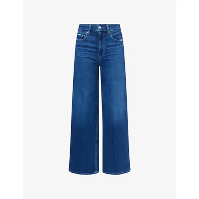 Paige Womens  Anessa Wide-leg Stretch-denim Blend Jeans