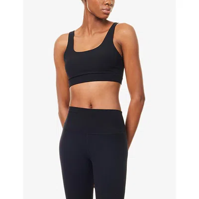 Splits59 Womens  Airweight Ribbed Knit Sports Bra