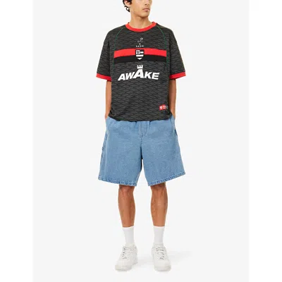 Awake Ny Crest-patterned Jersey T-shirt