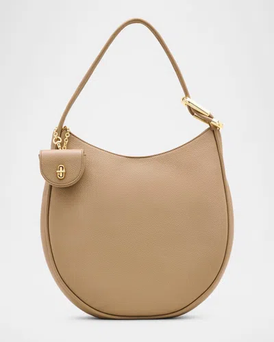 Marc Jacobs The Crescent Large Dual Hobo Bag In Calf Leather