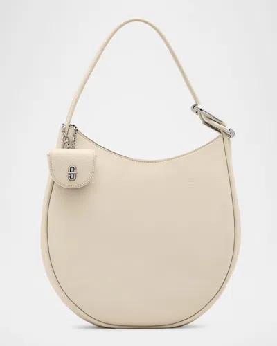 Marc Jacobs The Crescent Large Dual Hobo Bag In Calf Leather