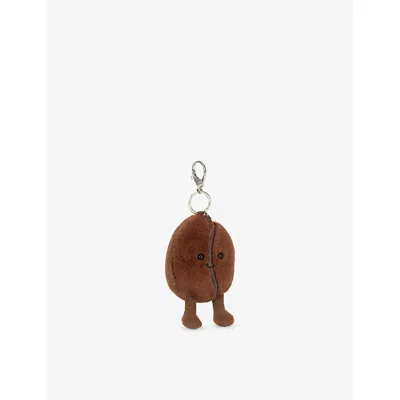 Jellycat Womens Amuseable Coffee Bean Soft Bag Charm 17cm