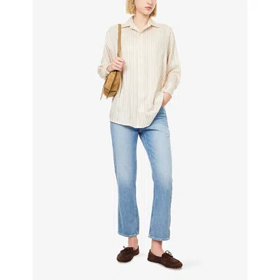 Paige Womens  Billy Crop-leg Denim Jeans