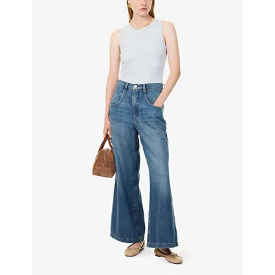 Me And Em Womens  Ultimate Round-neck Stretch-cotton Vest