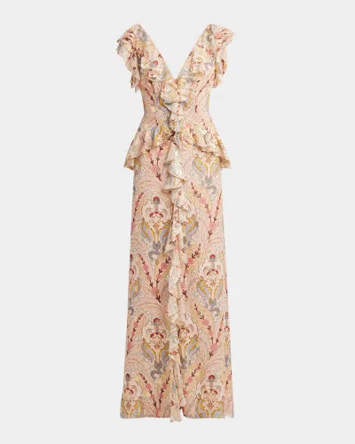 Etro Fiesta Fil Coupe Gown