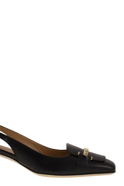 Tod's Slingback Leather Décolleté