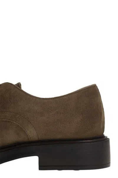Tod's Suede Lace-up Derby Dress Shoes