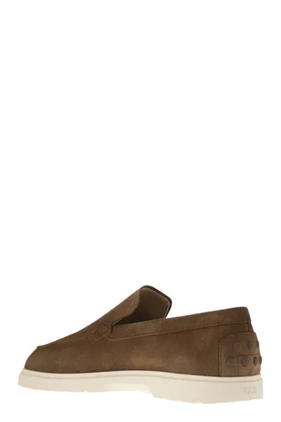 Tod's Men Suede Slipper Moccasin