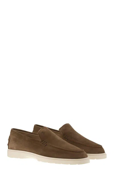 Tod's Men Suede Slipper Moccasin