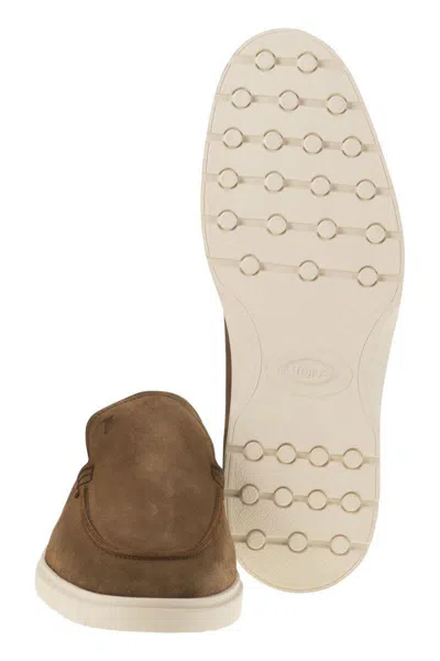 Tod's Men Suede Slipper Moccasin