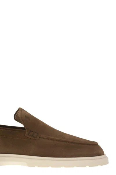 Tod's Men Suede Slipper Moccasin