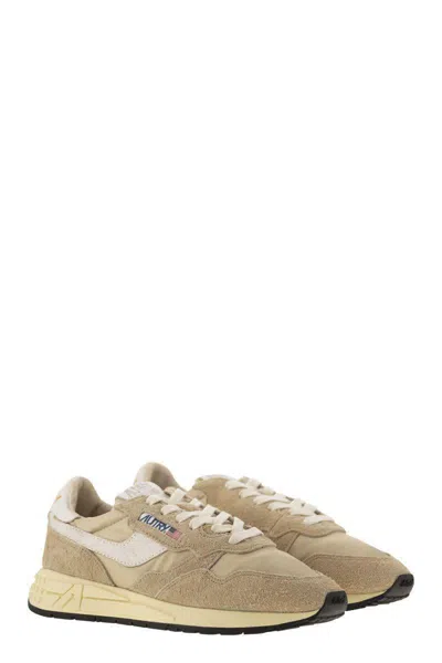 Autry Reelwind - Suede And Technical Textile Trainer