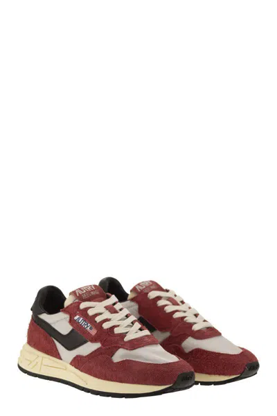 Autry Reelwind - Suede And Technical Textile Trainer