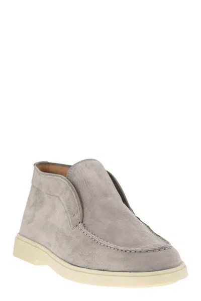 Santoni Desert Boot In Nubuck