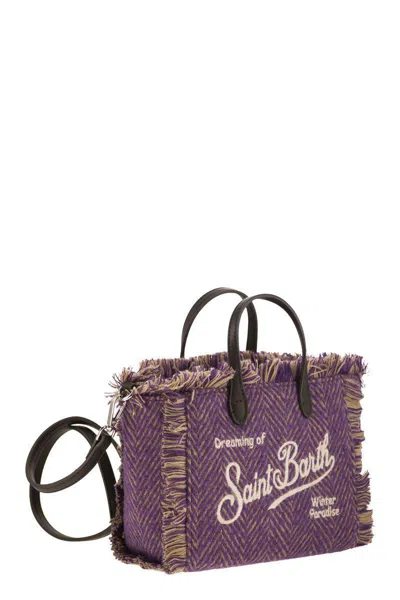 Mc2 Saint Barth Mini Vanity Bag With Bangs And Embroidered Logo