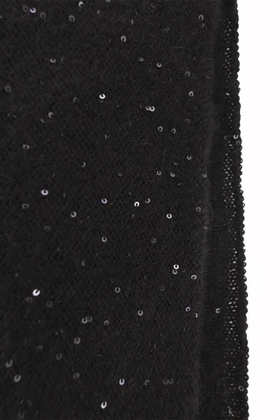 Fabiana Filippi Scarf With Micro Sequins