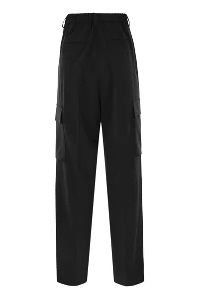 Herno Soft Wool Cargo Pants
