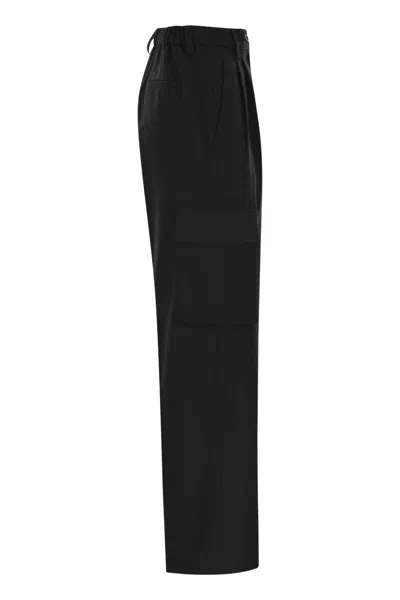 Herno Soft Wool Cargo Pants