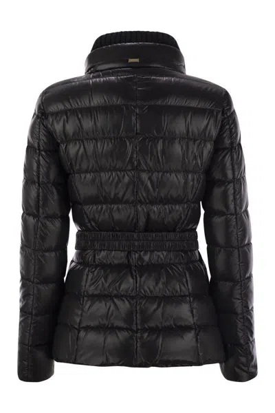 Herno Women Ultralight Nylon Down Jacket With Belt