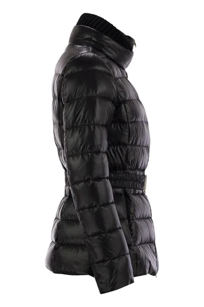 Herno Women Ultralight Nylon Down Jacket With Belt