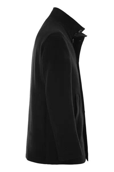 Herno Double-breasted Padded Stretch-shell Down Peacoat