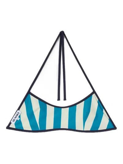 Sunnei Reversible Bikini Top In Multi