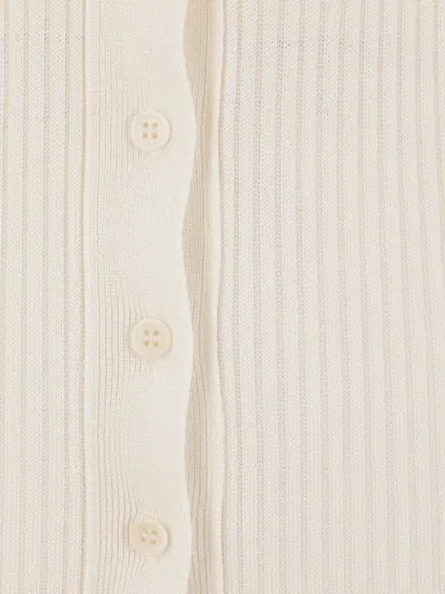 Meta Campania Collective Rib-knit Button Midi Dress