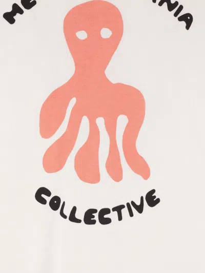 Meta Campania Collective Peter Octopus-print Cotton T-shirt In White