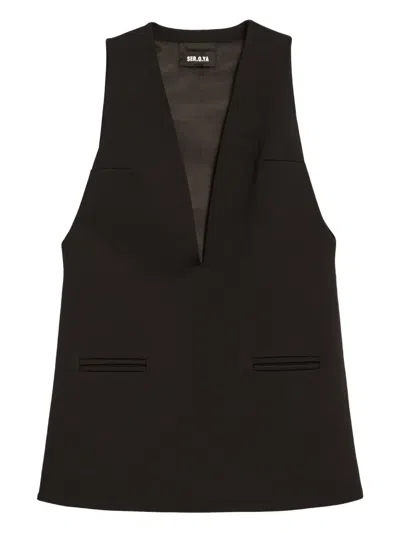 Ser.o.ya Hadley Sleeveless V-neck Mini Dress