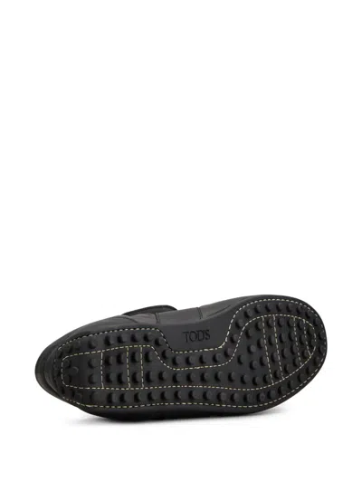 Tod's Leather Sneakers In Black
