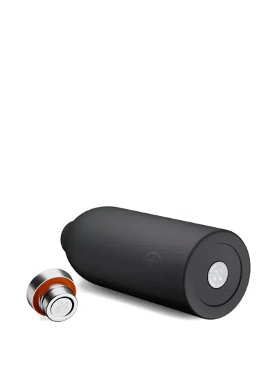 24bottles Clima Steel-cap Bottle (500ml) In Black