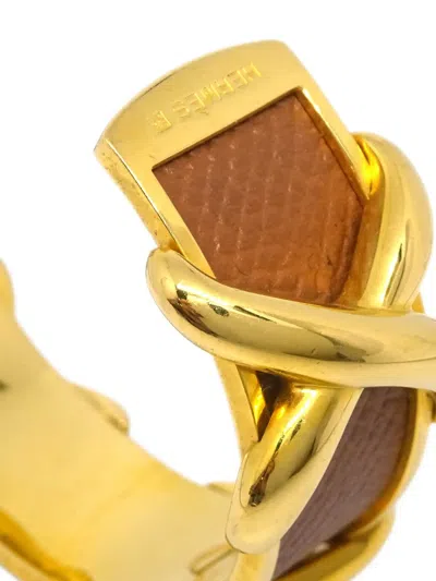 Pre-owned Hermes 1990-2000s Criss Cross Bracelet