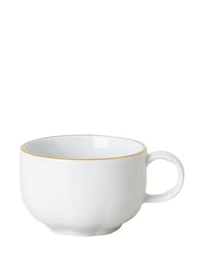 Rosenthal Sonetto Rimmed Scalloped Espresso Cup Set In White
