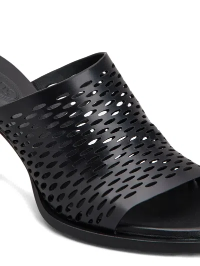 Tod's 75mm Laser-cut Heeled Sandals